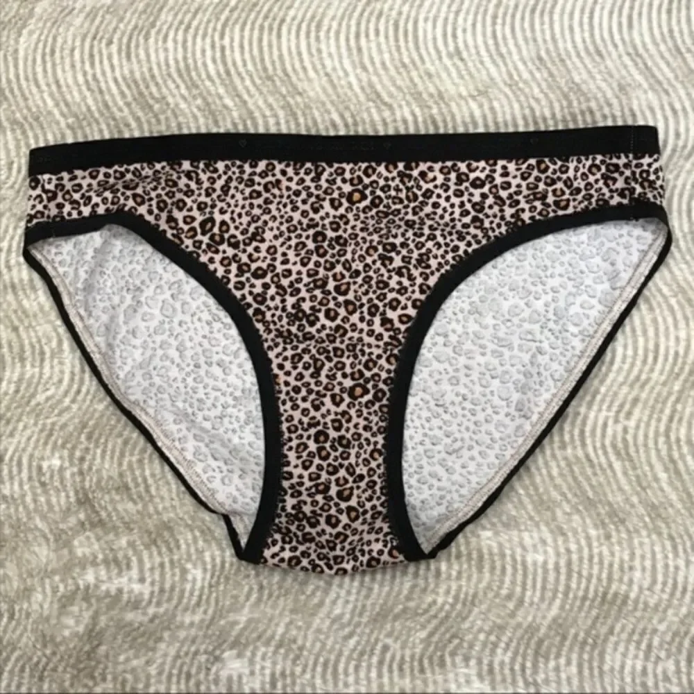 VICTORIA’S SECRET Cotton Bikini Panty Animal Print XS NWT